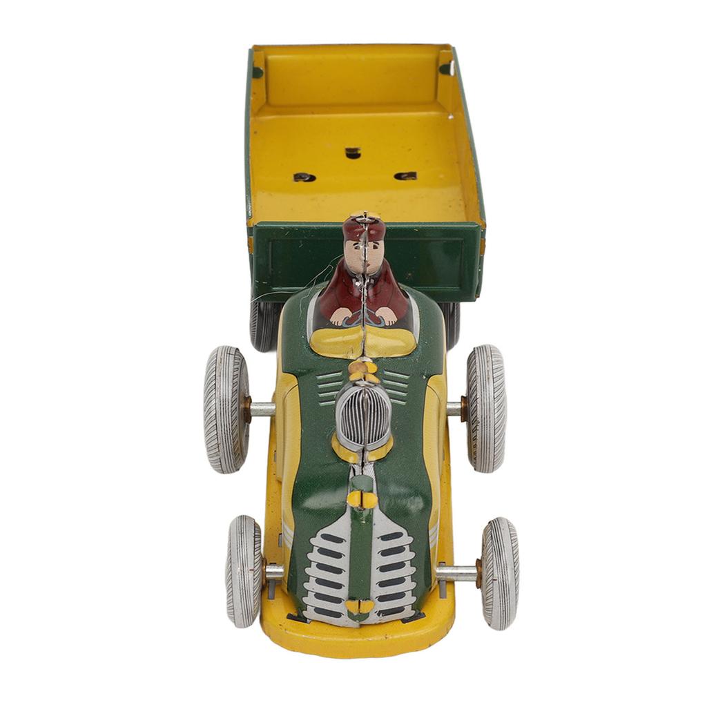 Aufziehbares Metall Laufspielzeug Blechtraktor Nostalgisch Handgefertigt Zart Vintage Aufziehspielzeug für Jungen