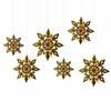 Festive Paper Snowflake Ceiling Decor Set of 6 for Christmas Festivities