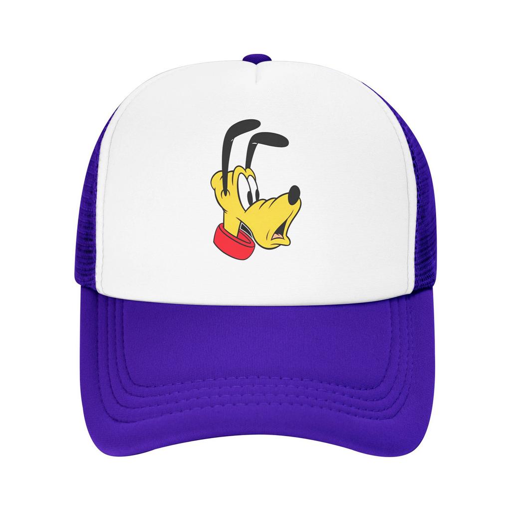 Letní chladicí Pluto disney pes Síťované baseballové čepice Pánské Dámské Nastavitelné Pěnové Trucker čepice Pro běžné nošení