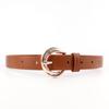Top grain leather women's belt - vintage style genuine leather belt for jeans