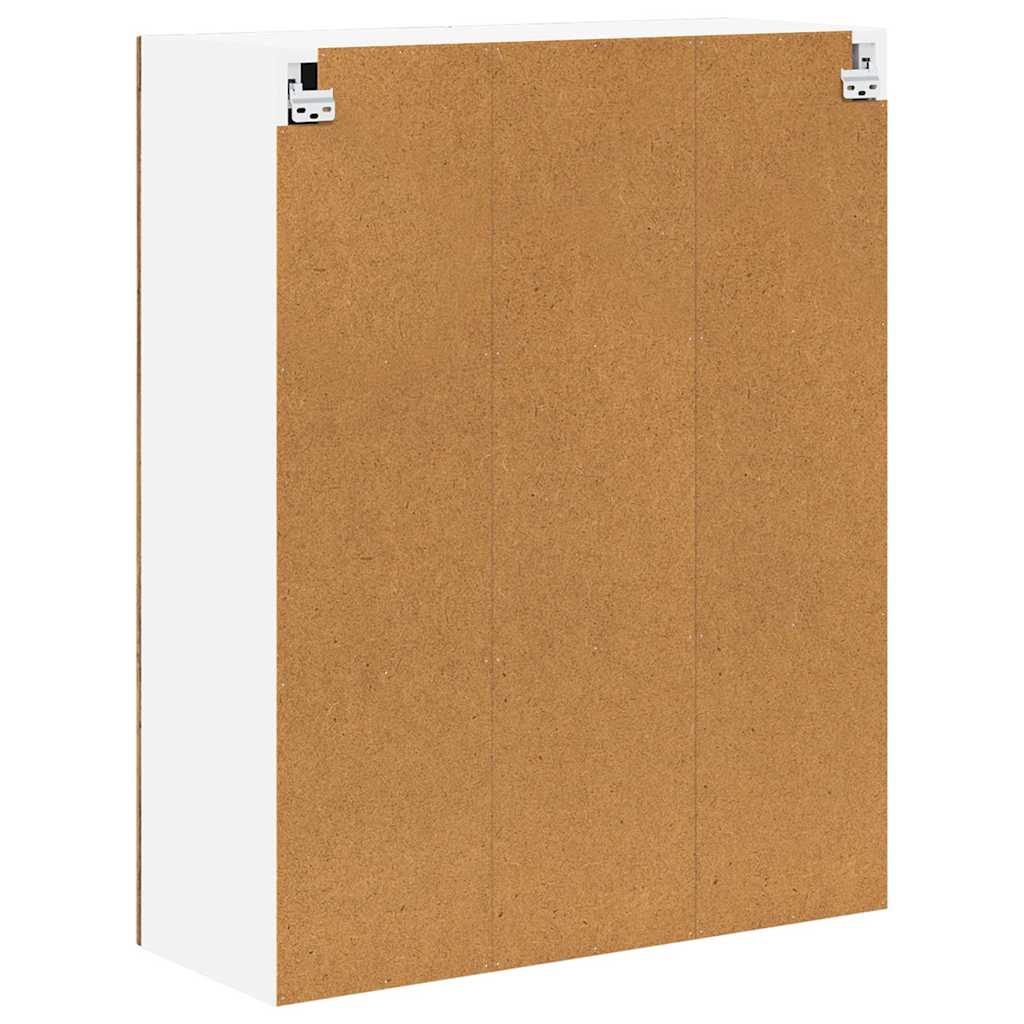Wall Cabinet LUCCA Reclaimed Wood 80 X 31 X 100 Cm Wood Based Panel