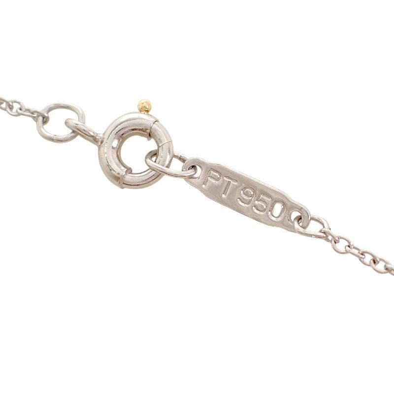 TIFFANY&Co.  Collana Argento Pt950Platino/diamante Donna