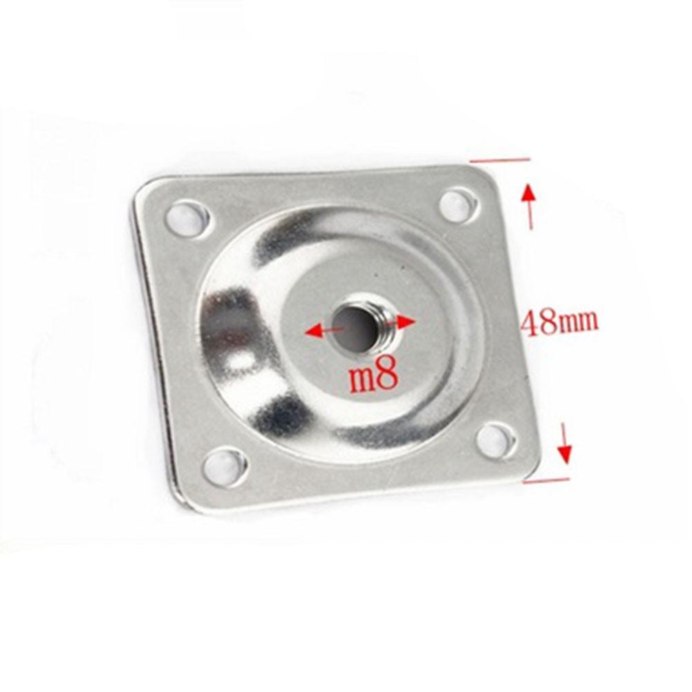 Set Of 4 Leg Fixing Mounting Plates Brackets Level Plates With M8 Metal Wood
