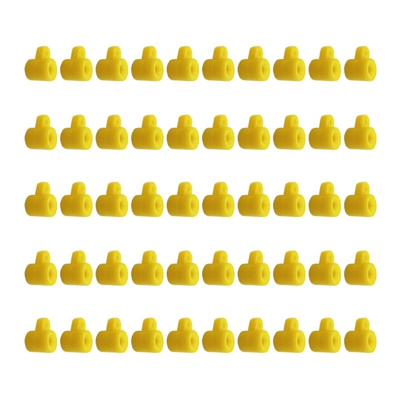 50pcs Sinkers Line Connector Sinkers Slider Swivels Fishing Line Sinkers Slides Fishing Accessories Lock Snap Heavy Duty