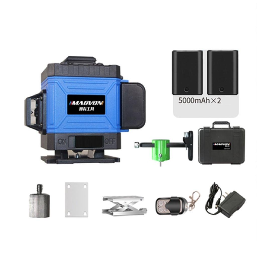 3D 12 Lines Laser Level Self-Leveling 360 Horizontal And Vertical Cross Super Powerful Green Laser Beam Line Measurement