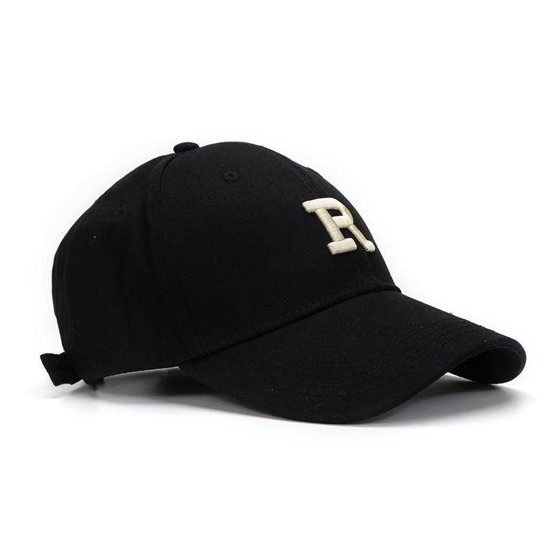 Letter R Embroidery Baseball Cap Cotton Dad Hat Adjustable Cap Men Women Streetwear Outdoor Sports Sun Hat Casual Daily Gorra