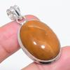 Natural Ocean Jasper Gemstone 925 Sterling Silver Jewelry Pendant 1.77" T5t42