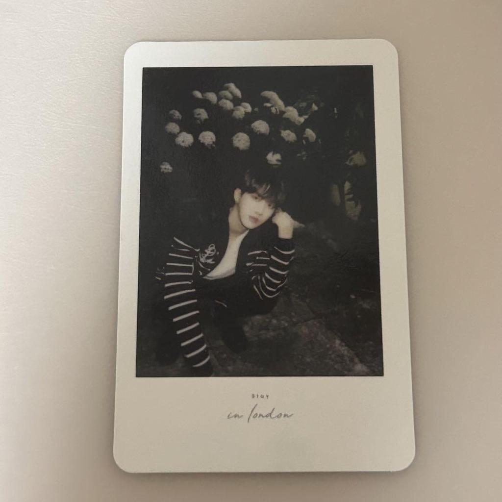 [USED] Changbin stay in London polaroid photo straykids