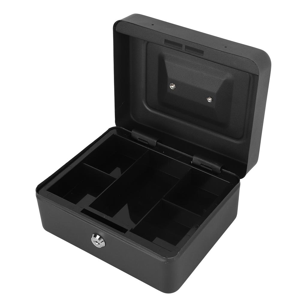 Cash Box Practical Large Storage Space Secure High Hardness Cash Saving Organizer Box for Shopping