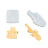 Apron Biscuits Silicone Mold Chocolate Candy Mold for Diy Dessert Ice Block Mold Handmade Cupcake Decor Baking Tool