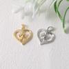 2026 Year of the Horse Heart-Shaped Diamond Elephant Pendant Necklace - Luxury Valentine's Day Gift
