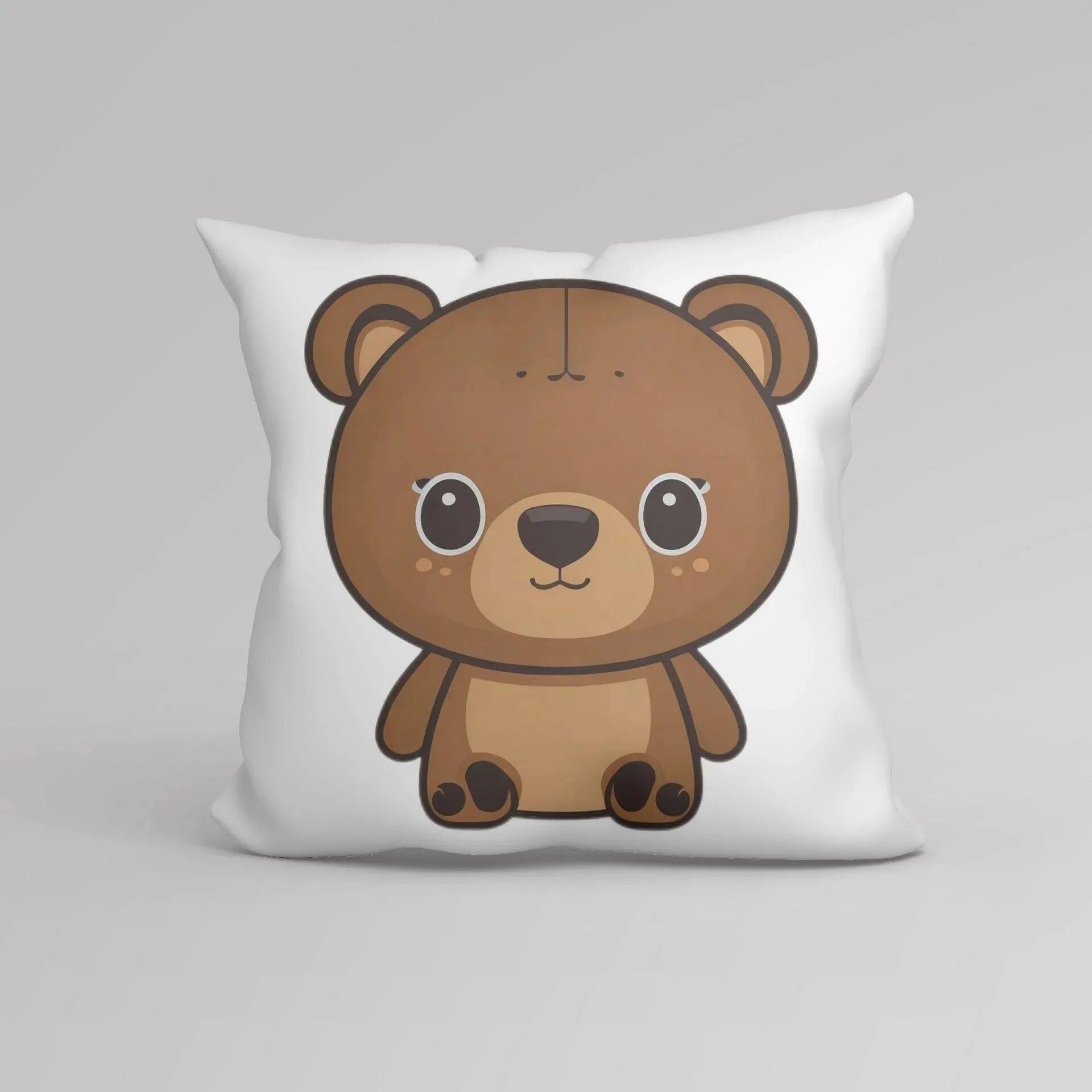 

Милая наволочка с животным принтом для гостиной, дивана, детская игровая наволочка для детской комнаты, домашний декор, детский подарок 40x40cm