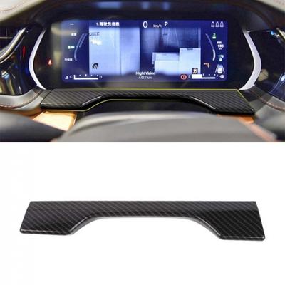 1x Carbon Fiber Central Dashboard Meter Cover Trim for Jeep Grand Cherokee +