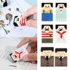 Cute Cartoon Pencil Eraser Bald Man Rubber Eraser Cute Bald Man Eraser  Students Gift