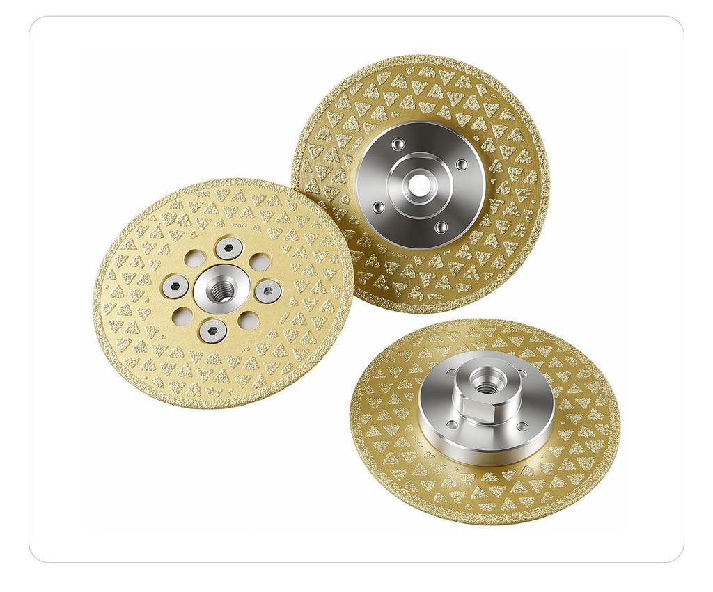 Double-Sided Diamond Angle Grinder Disc for Marble and Quartz Floor Renovation