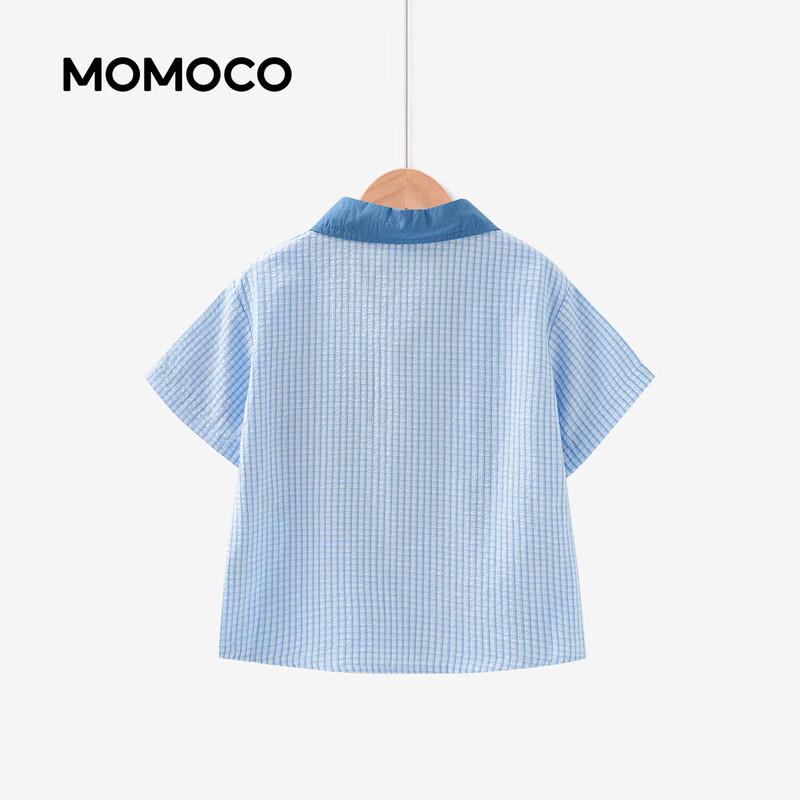 MOMOCO Boys' Short Sleeve Casual Shirt