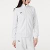Under Armour Solid Color Stand Collar Casual Sports Jacket Women Jackets White 21500438-100