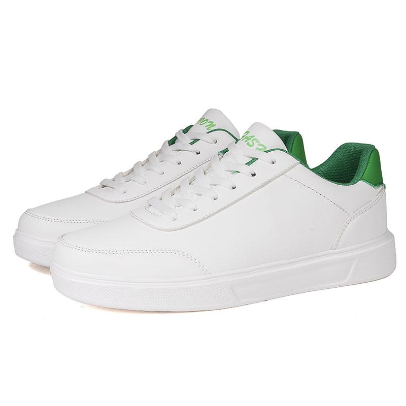 Fashion Men's Casual White Sneaker Men Concise Lace-up Shoes for Man Trendy All-match Sneakers New Male Fashion Sports Couple Shoes