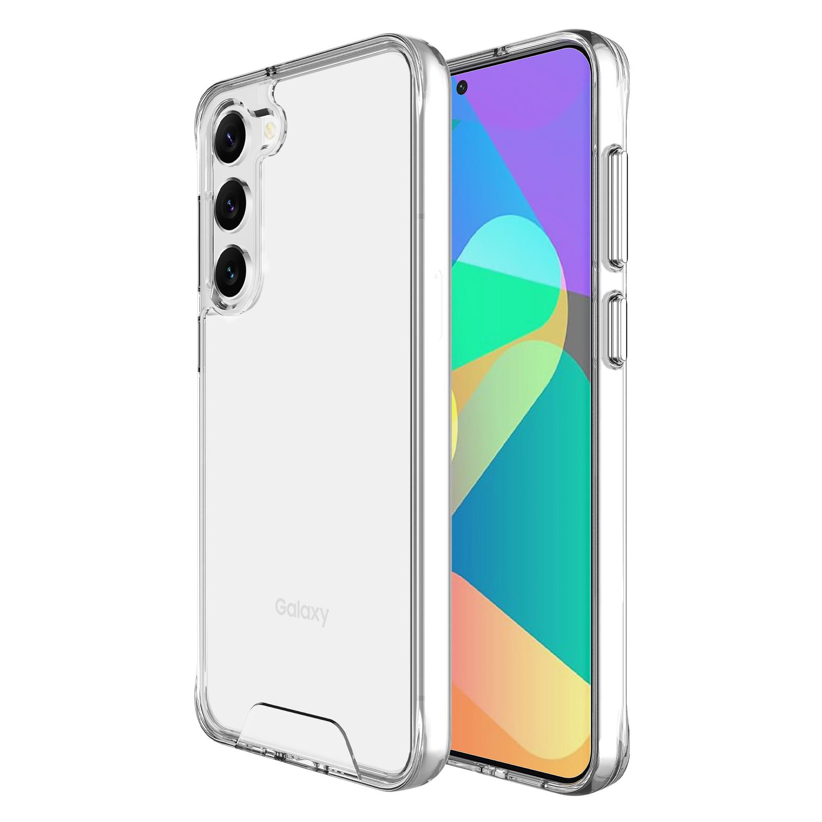 

Для Samsung Galaxy S22 S23 Plus Utra Note 20 10 8 9 A52 A71 A12 Space Прозрачный чехол-бампер Высокопрочный акриловый прозрачный чехол для телефона For Samsung A33 прозрачный