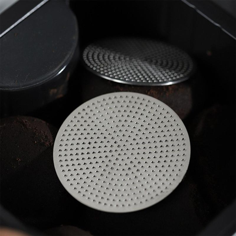 5Pieces Efficient Nonrust Steel Coffee Meshes Feature Efficient Extraction Technology for Flavor and Simple Maintenance
