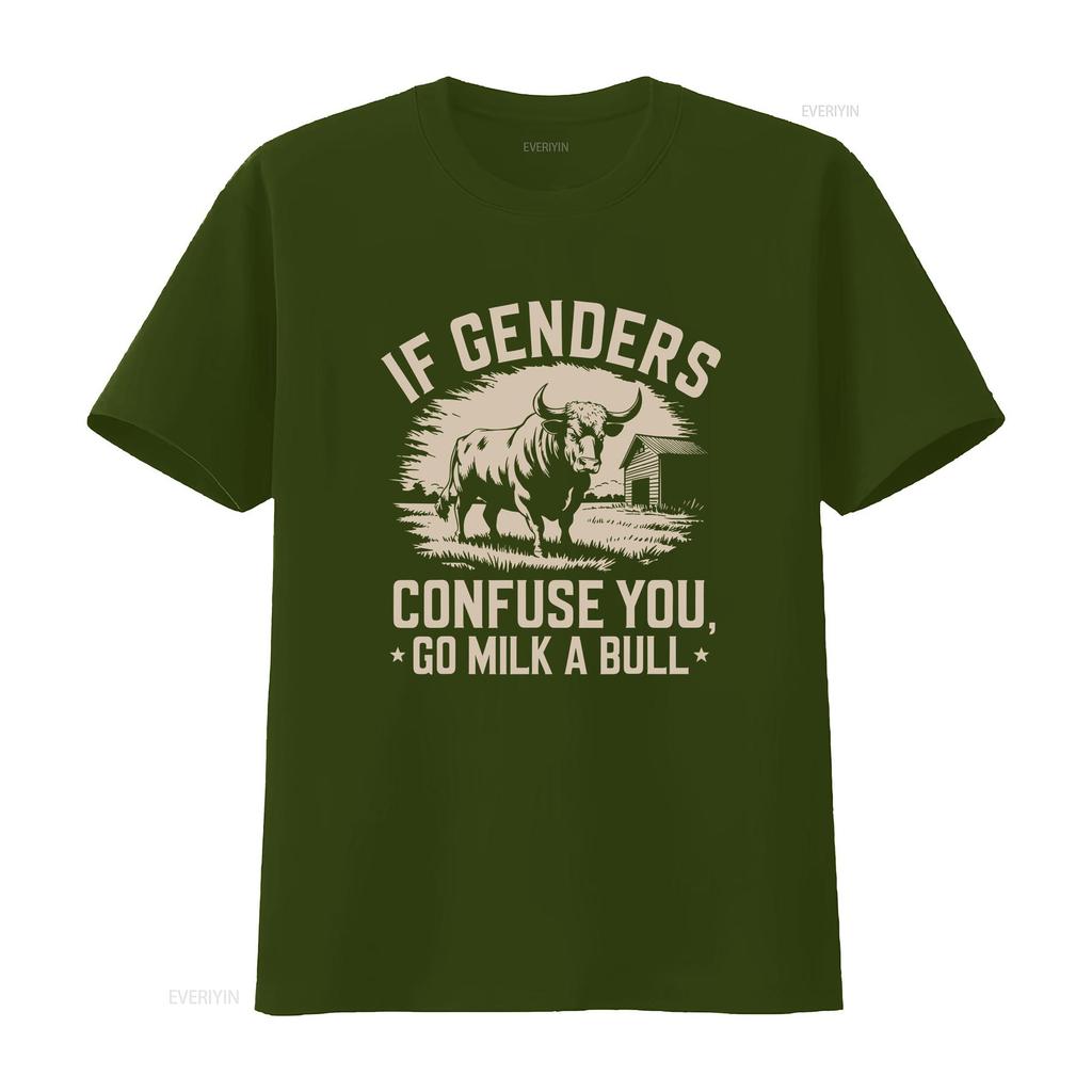 Ifunny Zitat Wenn Geschlechter Sie Verwirren Gehen Sie Eine Kuh Melken Vintage T-Shirt Streetwear Mode Weiche Designer Kleidung Vintage