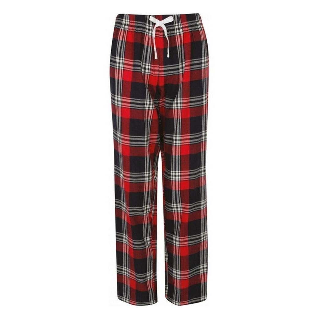 SF Womens/Ladies Tartan Lounge Pants