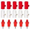 5pcs Automatic Automatic Drinking Spout Tee Tube Direct Drinking Mouth T-shaped Connector Hen Farm Poultry Breeding Accessories