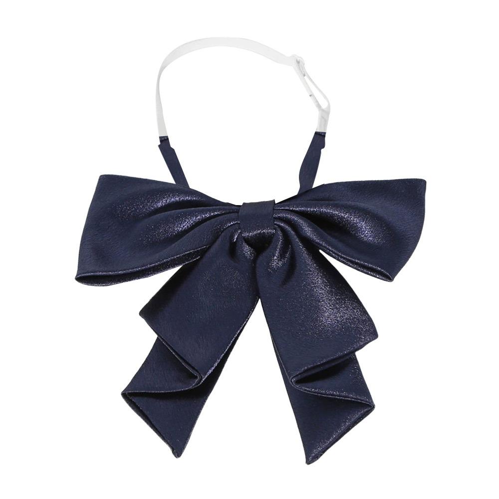 Fashion Uniform Sailor Suit Collar Bowknot Oversized Swallowtail Bowknot  For Women College Girls