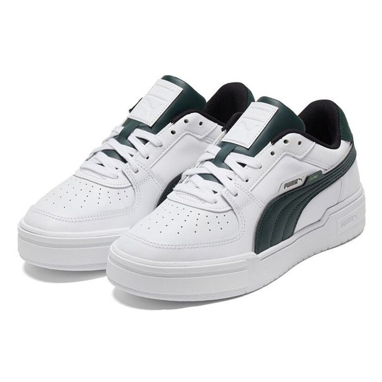 Puma Ca Pro Tech Retro Casual Low-Top Sneakers Men Sneakers White Dark-Green 381225-03