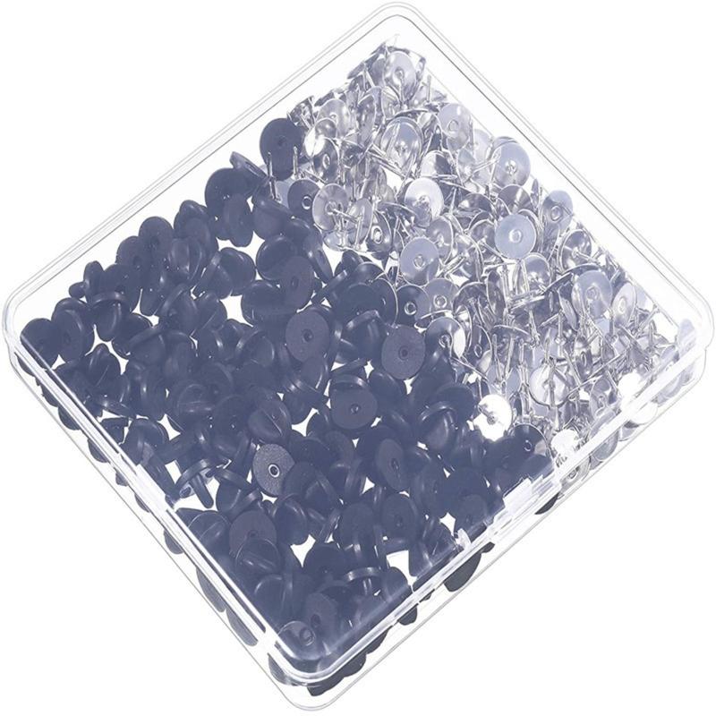 100Pairs for Butterfly Clutch Tie Tacks Pin Backs for Lapel Pins Tie Tacks Blank Pins with Clutch Back Unique Decor for