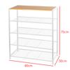 Półka regał stojak na buty 5-poziomowa 80x30x73cm BRUNBESTE BB-3559