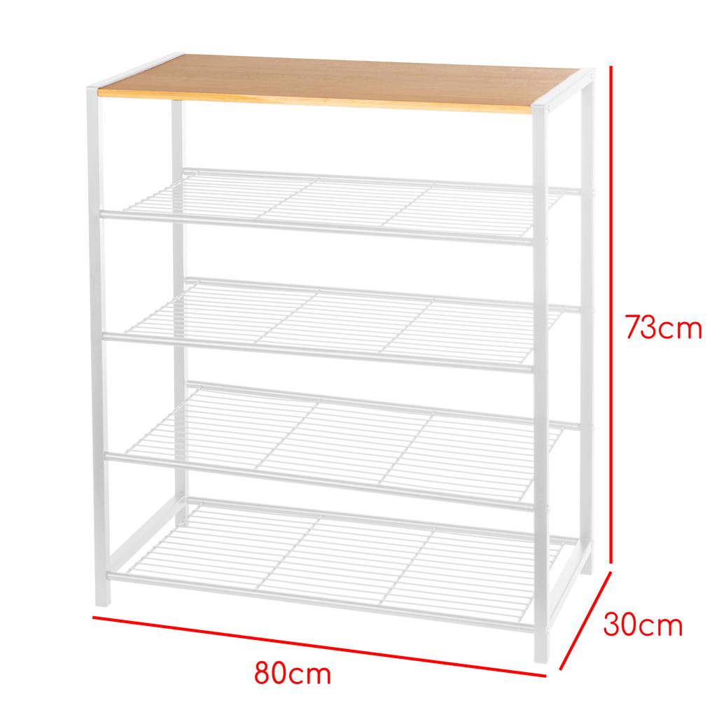 Półka regał stojak na buty 5-poziomowa 80x30x73cm BRUNBESTE BB-3559