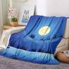 1Pc Winter Snowflakes Blanket Soft Throw Blanket For Home Bedroom Bed Sofa Travel Office Solid Christmas Blanket