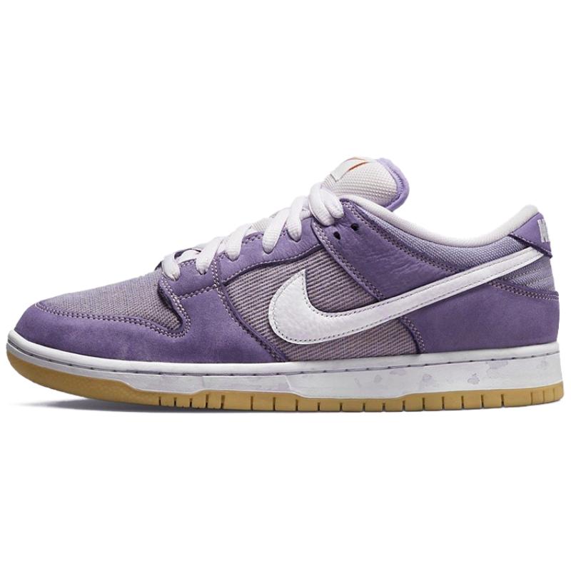 Nike Sb Dunk Low 'Unbleached Pack   Lilac' Skateboard Shoes DA9658-500