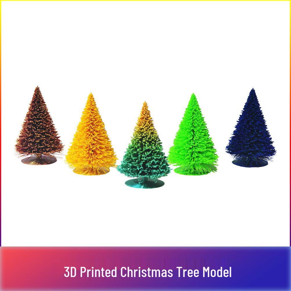 LINK CNC Silk PLA Christmas Tree 3D Print Model PLA Green (1 Piece)