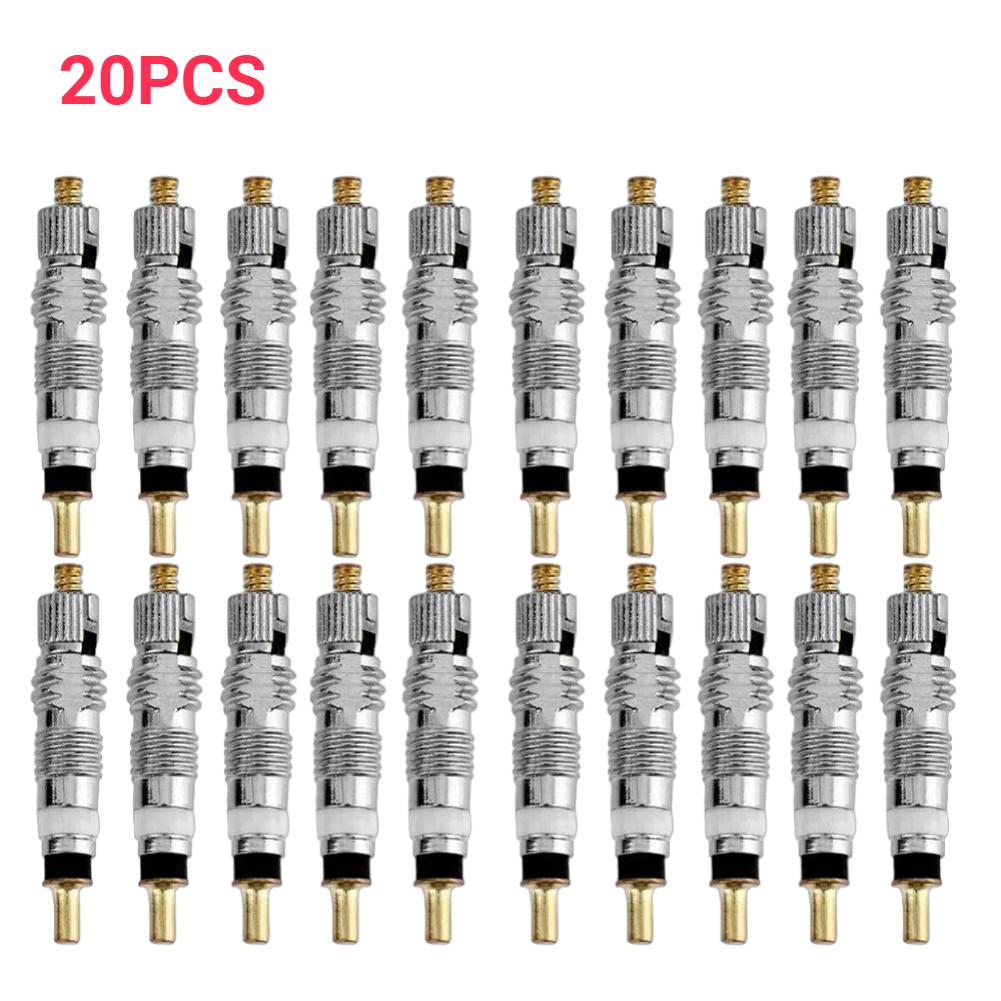 5-100Pcs Detachable Presta Bicycle Valve Core Replacement Brass CNC FV MTB Road Bike Tire Tubes Service Parts Repair Tool