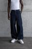 Men's Basic Balloon Fit Baggy Jeans - Dark Blue S