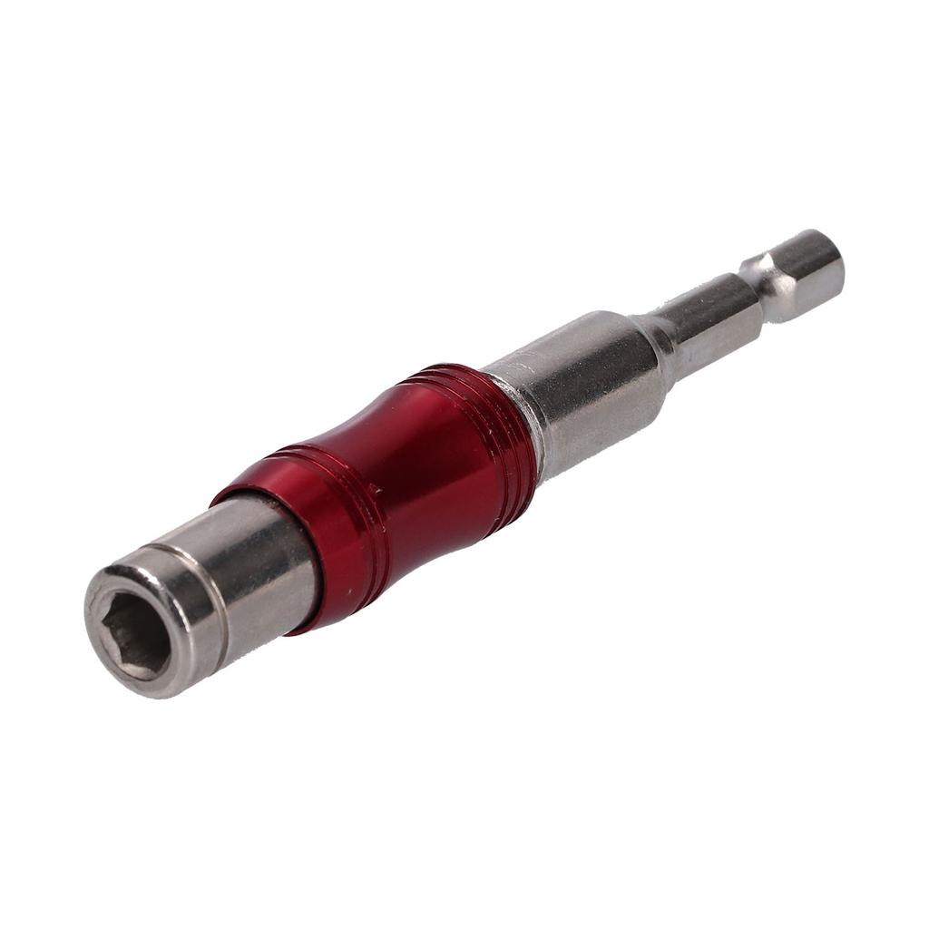 Hex Bit Tip Holder Chrome Vanadium Steel Self Locking Multi Angle Extension Rod for Electric Drill Screwdriver(Red