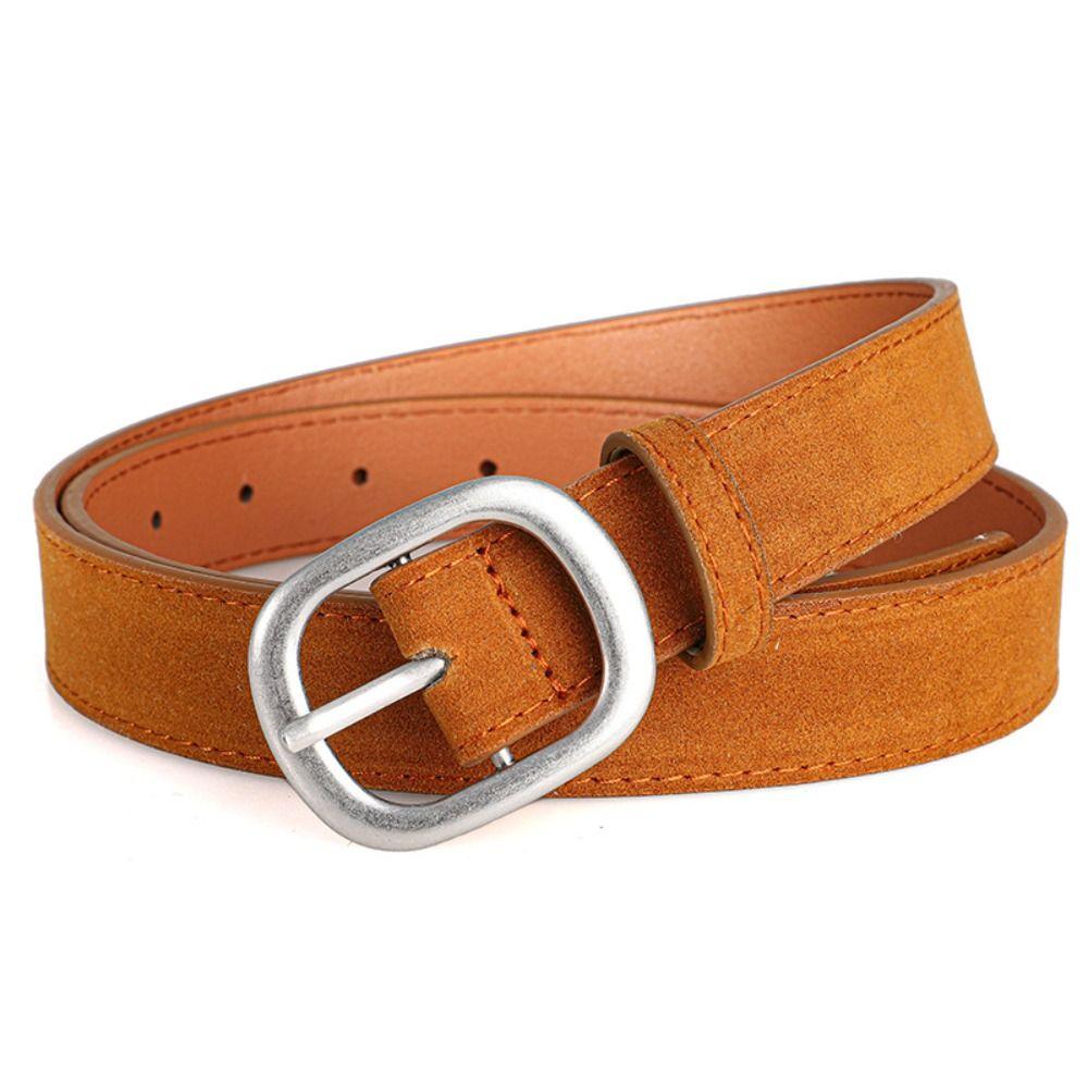 Luxus Design Damen Taillengürtel Vielseitiger Breiter Bund Wildledergürtel Mantel Rock Dekoration