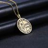 Ciondolo Sigillo di Salomone per Collana Acciaio Inossidabile Talismano Vichingo Amuleto Vintage Protezione Soprannaturale Gioiello Pentacolo