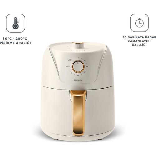 Homend Airfryday 2504H 8 Different Programs Airfryer 4.3 Lt Oil-Free Fryer