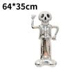 Standing Christmas Tree Aluminum Balloon Christmas Party Decoration Santa Claus Theme Decoration New Year Party Decoration
