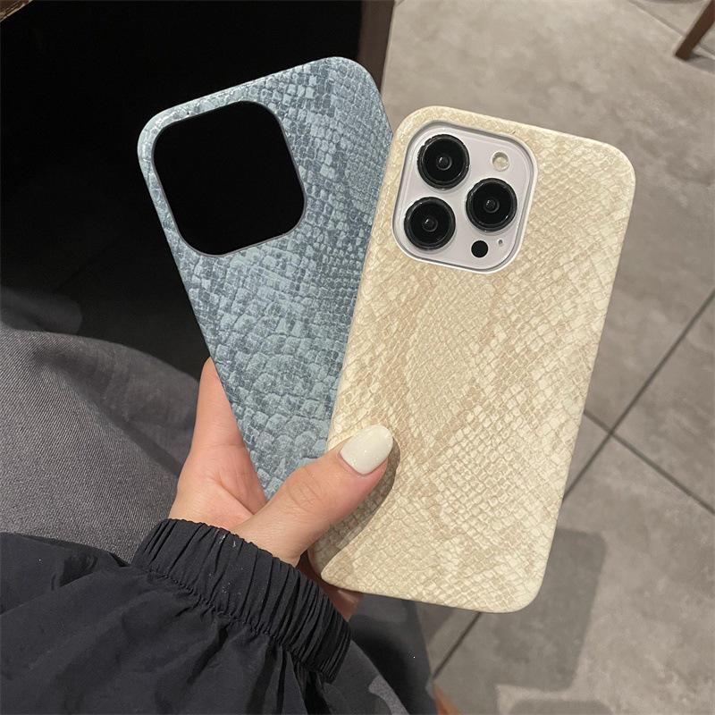 Premium Crystal Snake Skin Pattern Phone Case for iPhone 11-14, Pro/Max Models