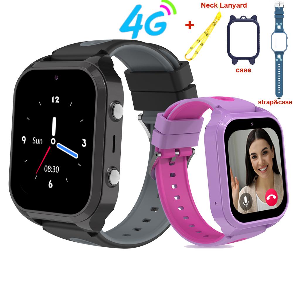 

Детские умные часы 4G с GPS/LBS/WIFI, местоположение, видеовызов, игра, SOS HD, сенсорный экран, IP67, водонепроницаемые, детские умные часы для девочек и мальчиков Asia and Europe Version синий
