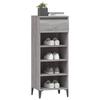 VidaXL Étagère à chaussures Sonoma gris 40x36x105 cm Bois ingénierie 819786