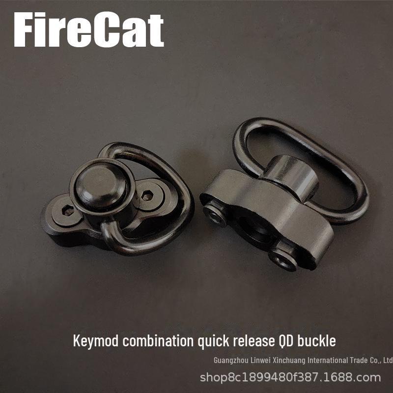 MLOK & KeyMod Rail QD Quick Release Clip for RSA Strap, GBB, 20mm Base Accessories