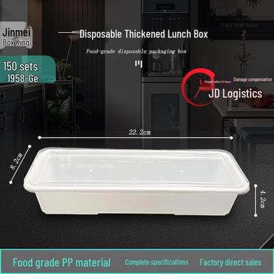 Jinmei Box King Disposable Microwaveable Food Containers with Lids