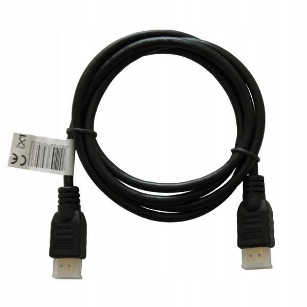 Kabel HDMI v1.4 Savio CL-37 1m, czarny, złote końcówki