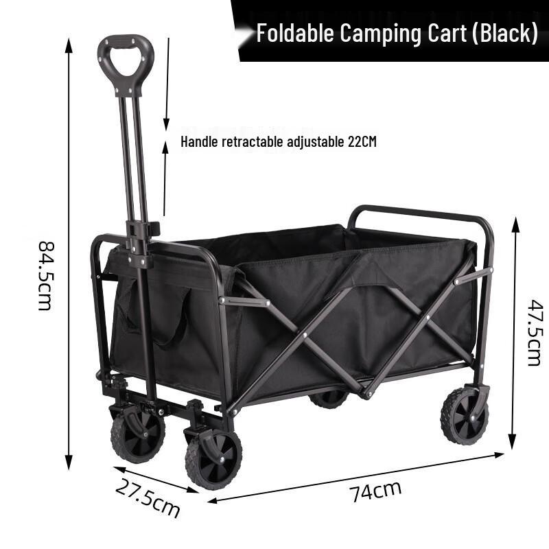 OEING Foldable Outdoor Utility Wagon Extended
