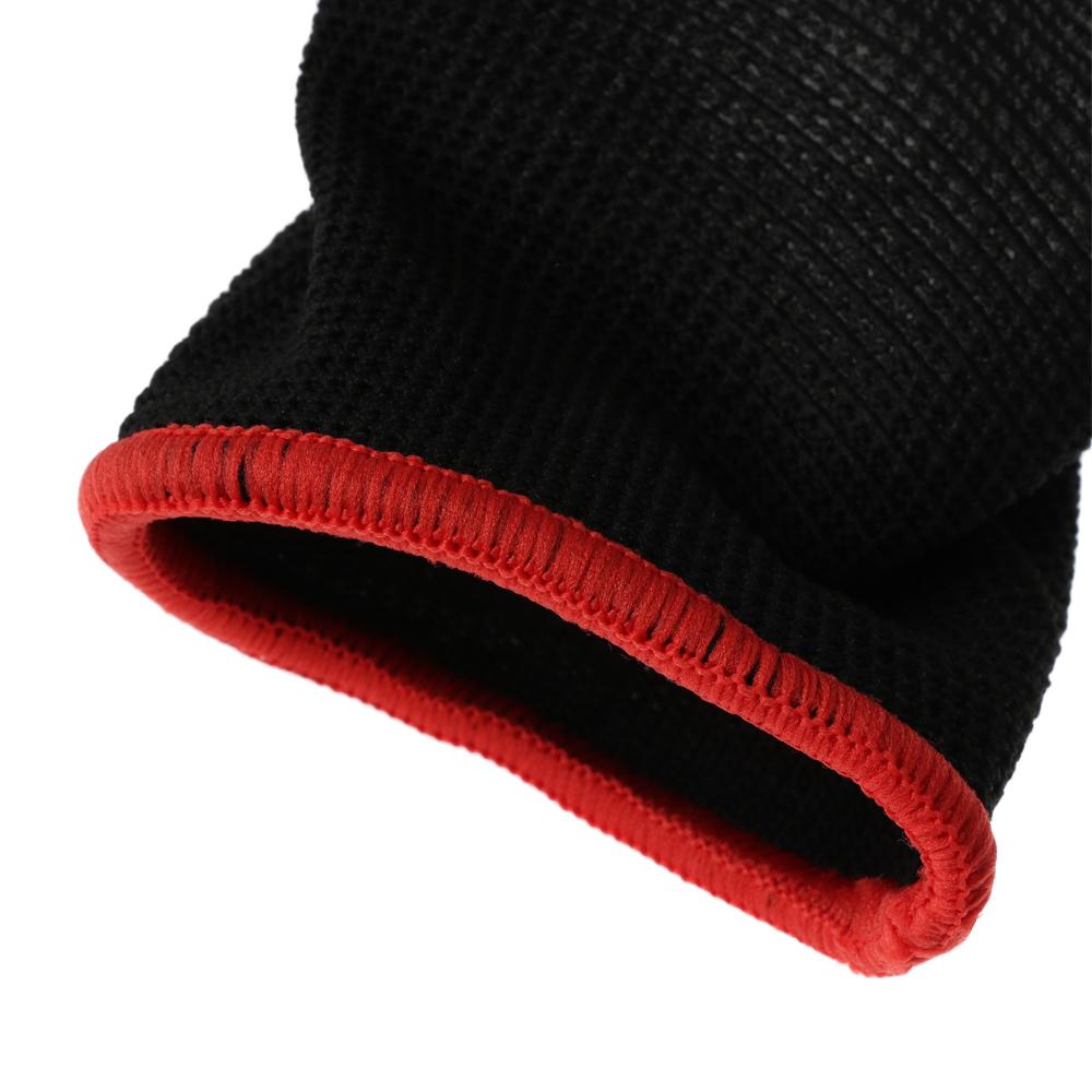 1/6 Pairs Safety PU Black Labor Protection Polyurethane Work Gloves Coated